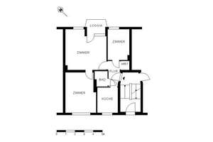 Schöne Wohnung sucht Mieter: praktische 2,5-Zimmer-Wohnung – Dirschauer Straße 7, 28237 Gröpelingen (Ortsteil), Bremen – Vorschaubild 2