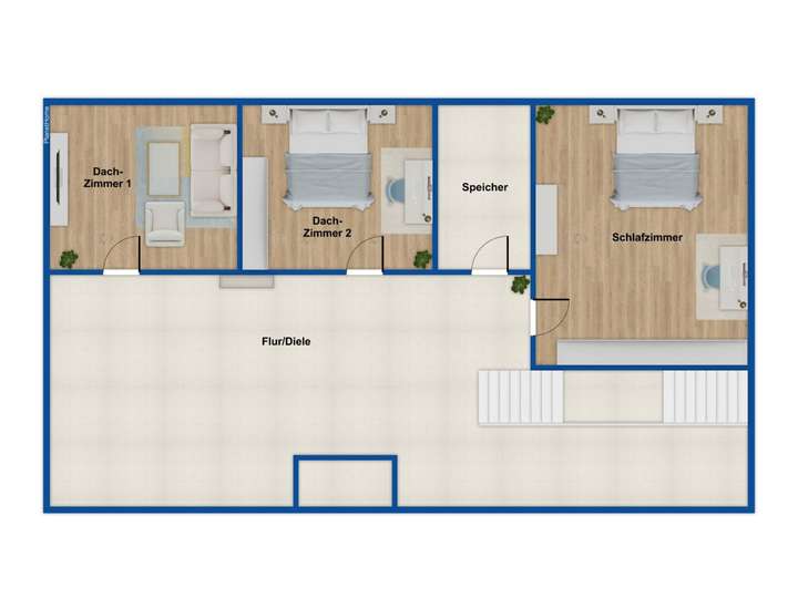 Grundriss DG Hinterhaus