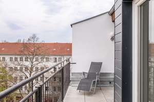 Befristet: Möblierte Dachgeschosswohnung mit Terrasse im Travekiez – Die vollständige Adresse der Immobilie erhältst du vom Anbieter., 10247 Friedrichshain, Berlin – Vorschaubild 3