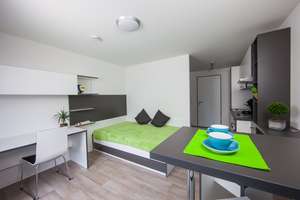 Möblierte Komfort-Apartments mit Balkon - Junges Wohnen in Nürnberg – Allersberger Straße 10, 90461 Galgenhof, Nürnberg – Vorschaubild 2