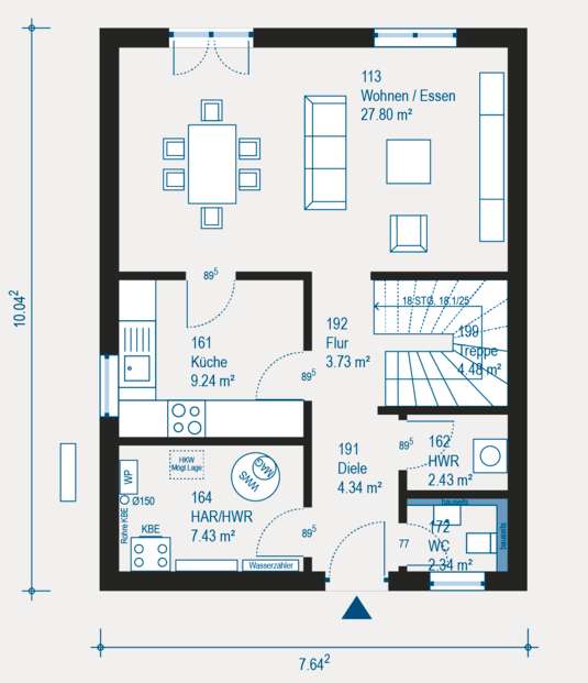 Grundriss Erdgeschoss