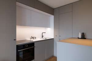 Voll möbliertes Design-Apartment „All in One“ , 7. Stock Westbalkon, OHNE Makler, frei! – Helene-Mayer-Ring 14, 80809 Am Riesenfeld, München – Vorschaubild 7