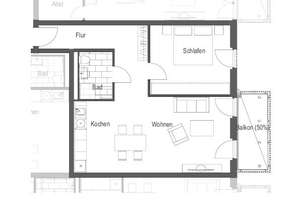 Moderne 2-Raum-Wohnung mit Einbauküche und Balkon – Weißeritzstraße 20, 1067 Friedrichstadt, Dresden – Vorschaubild 8