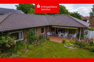 Hochwertiger Winkelbungalow mit großem Garten in zentraler, ruhiger Siedlungslage von Tecklenburg! – Steinfurt (Kreis) – Vorschaubild 1