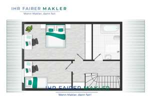 Charmante 3-Zimmer Maisonettewohnung mit Garage in gute Lage - 5 Minuten zum Hastedter Osterdeich – Die vollständige Adresse der Immobilie erhältst du vom Anbieter., 28207 Hastedt, Bremen – Vorschaubild 20