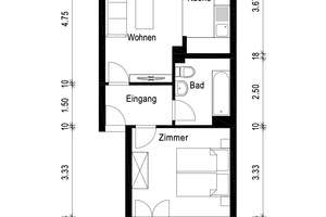 Solide Kapitalanlage: Vermietete 2-Zimmer-Wohnung mit Balkon in Mannheim - realunis – Mittelstraße 142, 68169 Neckarstadt-West, Mannheim – Vorschaubild 2