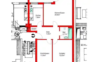 NÜRNBERG-ALTENFURT: GEPFLEGTE 3-ZI-HOCHPARTERRE-WOHNUNG MIT GROSSER LOGGIA UND EINZELGARAGE – Nürnberg – Vorschaubild 30