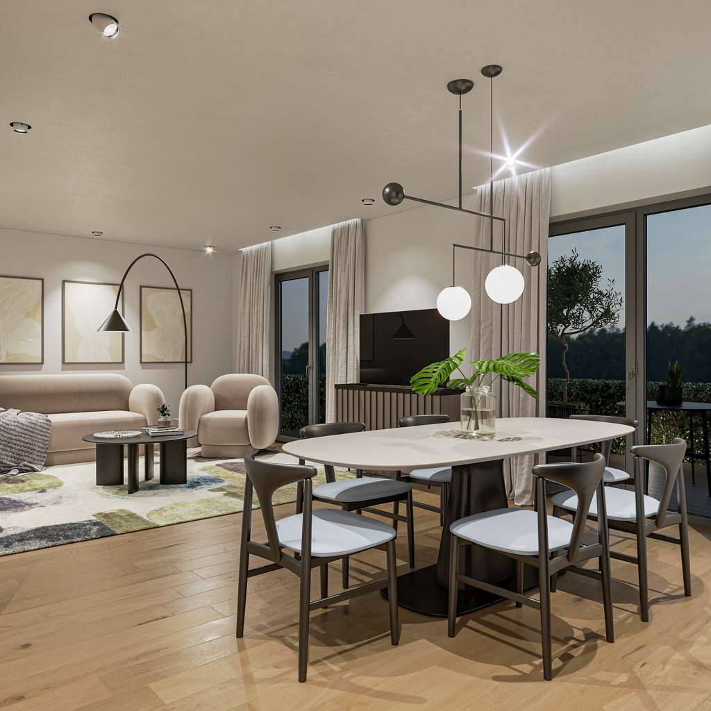 Dachau : Moderne Maisonette im Stadthausstil – Wohnen auf drei Ebenen mit Hauscharakter