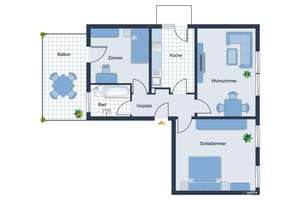 Moderne 3-ZKB mit Dachterrasse, EBK und Garage - zentral in Göggingen! – Die vollständige Adresse der Immobilie erhältst du vom Anbieter., 86199 Göggingen-Süd, Augsburg – Vorschaubild 14