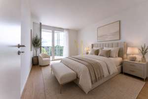 EXKLUSIVER ERSTBEZUG: Luxus-2-Zi-Wohnung mit großem Südbalkon und Weitblick – Truderingerstraße 86e, 81673 Josephsburg, München – Vorschaubild 4