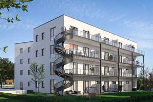 2 Wohnungen nebeneinander ( 2+3 Zim.) = 5 Zimmer Neubauwohnung, 
Bezug Ende 2027, 1.OG, Lift,Garage – Die vollständige Adresse der Immobilie erhältst du vom Anbieter., 97072 Sanderau, Würzburg – Vorschaubild 3