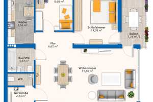 Gut geschnittene 2,5-Zimmerwohnung mit Sanierungsbedarf – Bremen – Vorschaubild 9