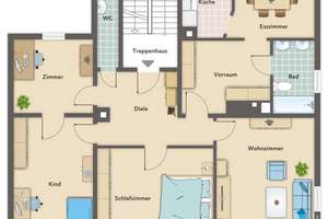 Kurze Wege...! Innenstadtlage 4-5 Zi. ETW zur Eigennutz. od. als Kapitalanl. v. RT mit Garage! – Die vollständige Adresse der Immobilie erhältst du vom Anbieter., 72764 Reutlingen-Mitte, Reutlingen – Vorschaubild 2