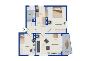 Kapitalanlage mit Mieter – Attraktive 3-Zimmer-Wohnung im Sale-and-Lease-Back-Modell in Bielefeld – Die vollständige Adresse der Immobilie erhältst du vom Anbieter., 33689 Sennestadt, Bielefeld – Vorschaubild 14