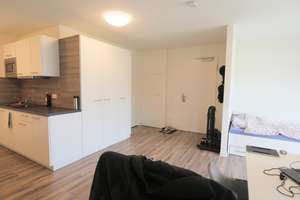 Komfortables Wohnen in attraktiver Lage: Möblierte 1-Zimmer-Erdgeschoss-Wohnung mit Terrasse! – Lütticherstraße 28a, 52064 Sankt Jakob, Aachen – Vorschaubild 2