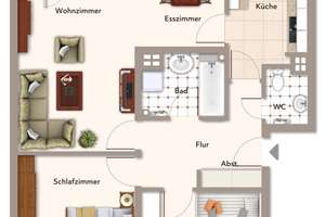 Die Lage wird Sie überzeugen...3,5-Zi.-Eigentumswohnung in Sieglitzhof – Die vollständige Adresse der Immobilie erhältst du vom Anbieter., 91054 Sieglitzhof, Erlangen – Vorschaubild 2