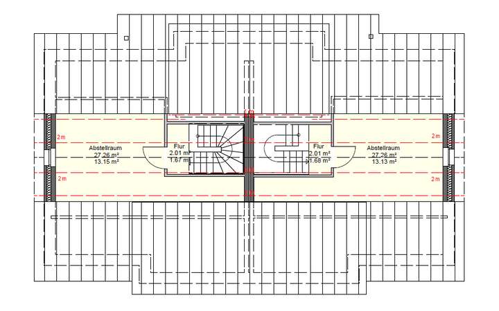 Grundriss Spitzboden