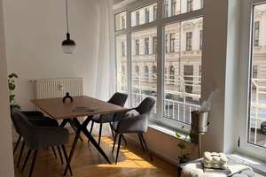 Stilvolle vollmöblierte 3-Zimmer-Wohnung mit Balkon & optionaler TG-Stellplatz im Zentrum-West – Gottschedstraße 24a, 4109 Zentrum-West, Leipzig – Vorschaubild 1