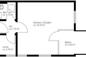 Eine schöne 1 Zimmerwohnung mitten in Kesselsdorf sucht Dich