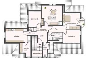 SONNENBERG: Teilmöblierte Wohnetage in bevorzugter Lage – Die vollständige Adresse der Immobilie erhältst du vom Anbieter., 70597 Sonnenberg, Stuttgart – Vorschaubild 24