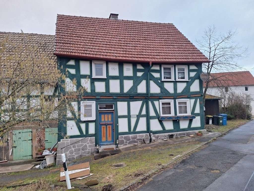 Immobilie in Rabenau - Wohnhaus mit Scheune in Rabenau-Rüddingshausen - Bild 1