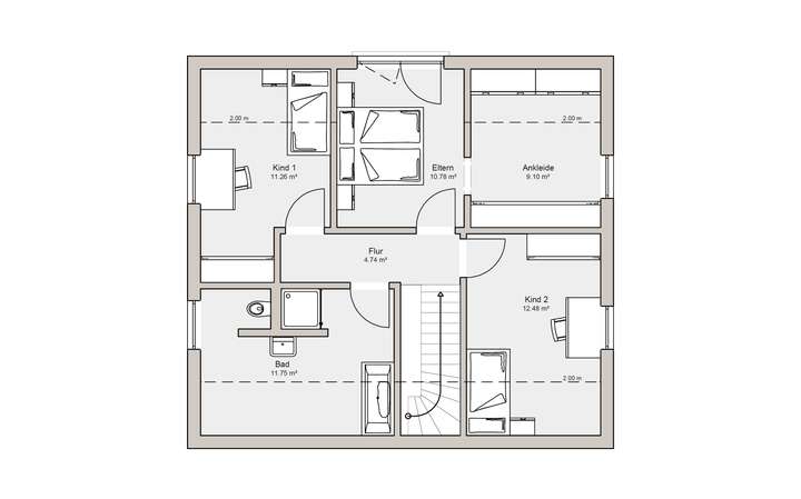 Grundriss Dachgeschoss