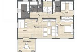 EINFAMILIENHAUS IN FELDRANDLAGE – Die vollständige Adresse der Immobilie erhältst du vom Anbieter., 74081 Klingenberg, Heilbronn – Vorschaubild 2