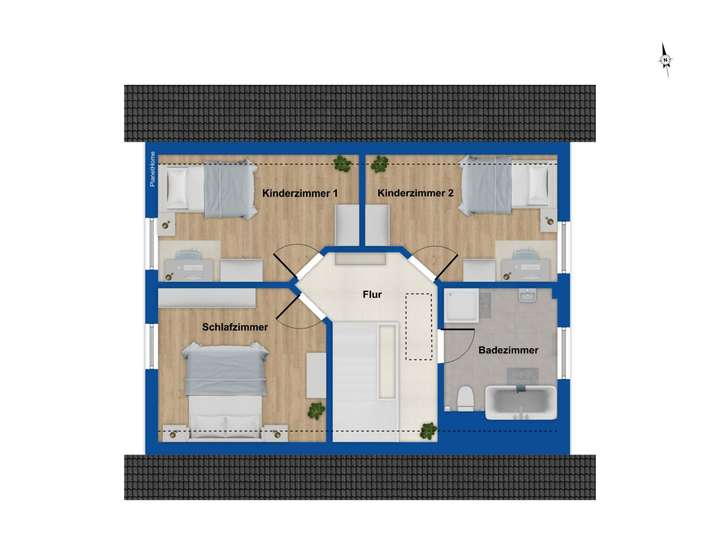 Grundriss Obergeschoss