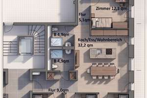 WG-Investment im Domagkpark – 121 m² mit 5 vermietbaren Zimmern – Die vollständige Adresse der Immobilie erhältst du vom Anbieter., 80807 Alte Heide-Hirschau, München – Vorschaubild 18