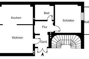 Geräumige 2-Raumwohnung mit Balkon und gutem Entwicklungspotential! – Rothenburger Straße 16, 1099 Äußere Neustadt, Dresden – Vorschaubild 6