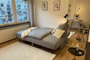 Frisch renoviert, vollständig und hochwertig eingerichtet: 1-Zimmer-Apartment am Olympiapark – Lerchenauer Straße 12, 80809 Am Luitpoldpark, München – Vorschaubild 12