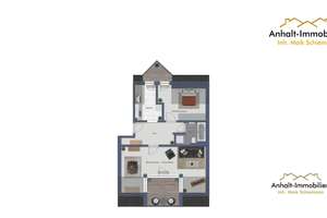 Traumhafte 2-Zimmer-Dachgeschosswohnung mit zwei Balkonen, Einbauküche & Wannenbad – Wallstraße 1c, 6449 Aschersleben – Vorschaubild 18