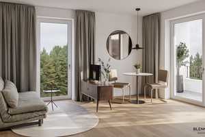 1-Zimmer Apartment * modernes Gebäudeensemble * Neubaugebiet Ostpark – Immanuel-Kant-Str. 22, 44803 Bochum – Vorschaubild 3