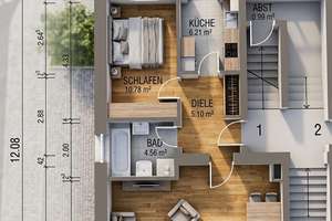 Attraktive 2-Zimmer-Erdgeschosswohnung mit Balkon & Einbauküche in Dresden-Pieschen – 1127 Pieschen-Süd, Dresden – Vorschaubild 13