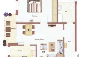 Erstbezug nach Renovierung – modern möbliert mit Balkon und Garagenstellplatz – 60486 Bockenheim, Frankfurt am Main – Vorschaubild 14