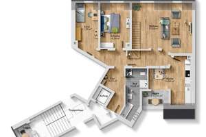 Großzügige 4-Raumwohnung mit Fußbodenheizung, Aufzug und 2 Stellplätzen