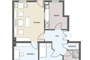Charmante Altbauwohnung mit Balkon, Lift und Tageslichtbad – Die vollständige Adresse der Immobilie erhältst du vom Anbieter., 4107 Südvorstadt, Leipzig – Vorschaubild 6