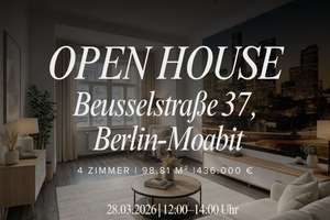 Open House in Moabit – 4-Zimmer Wohnung mit 98 m²