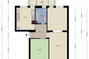 Köln-Nippes: Vermietete 3-Zimmer-Wohnung mit Loggia im gepflegten 4-Parteienhaus – Die vollständige Adresse der Immobilie erhältst du vom Anbieter., 50733 Nippes (Ortsteil), Köln – Vorschaubild 13