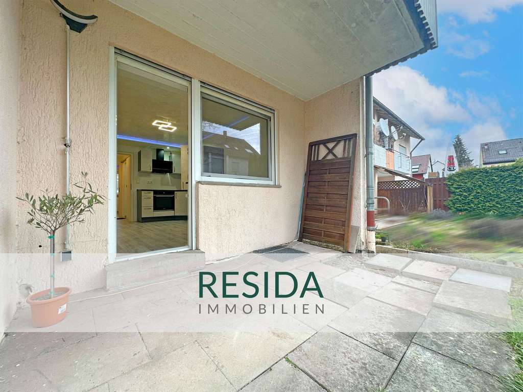 Immobilie in Ditzingen - Ditzingen: Modernisierte 2-Zi.-Wohnung mit Terrasse und Gartenanteil - Bild 0