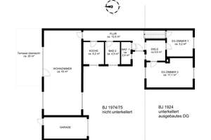 Ruhig gelegenes Einfamilienhaus - großes Grundstück, Innenhof, Traumgarten und Erweiterungspotenzial – Die vollständige Adresse der Immobilie erhältst du vom Anbieter., 69123 Pfaffengrund, Heidelberg – Vorschaubild 48