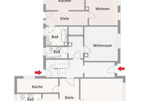 Vielfältiger Grundriss-Mix - breite Mieterstruktur – Die vollständige Adresse der Immobilie erhältst du vom Anbieter., 83043 Bad Aibling – Vorschaubild 6