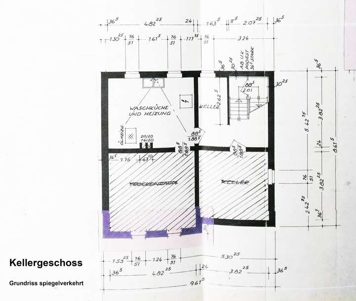 Grundriss Kellergeschoss