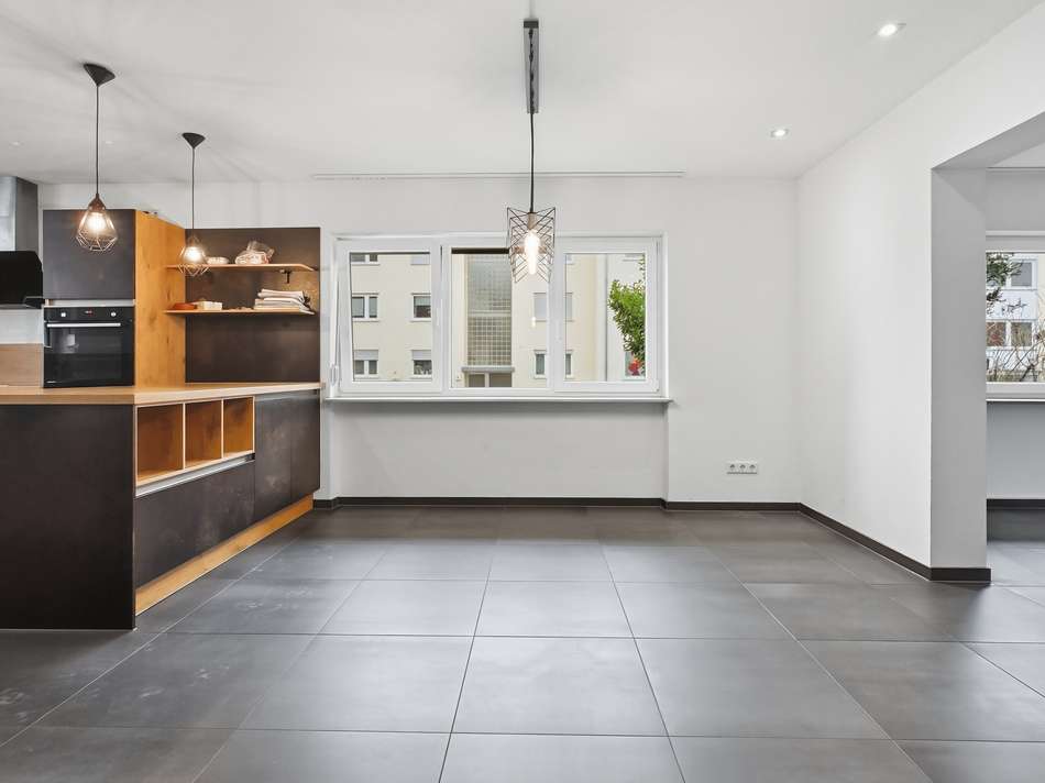 Offener Küchen- und Essbereich