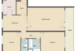 Großzügige Wohnung mit Balkon – Köln – Vorschaubild 9