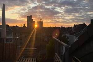 düsseldorf-friedrichstadt, Maisonettewohnung große Dachterrasse, von privat