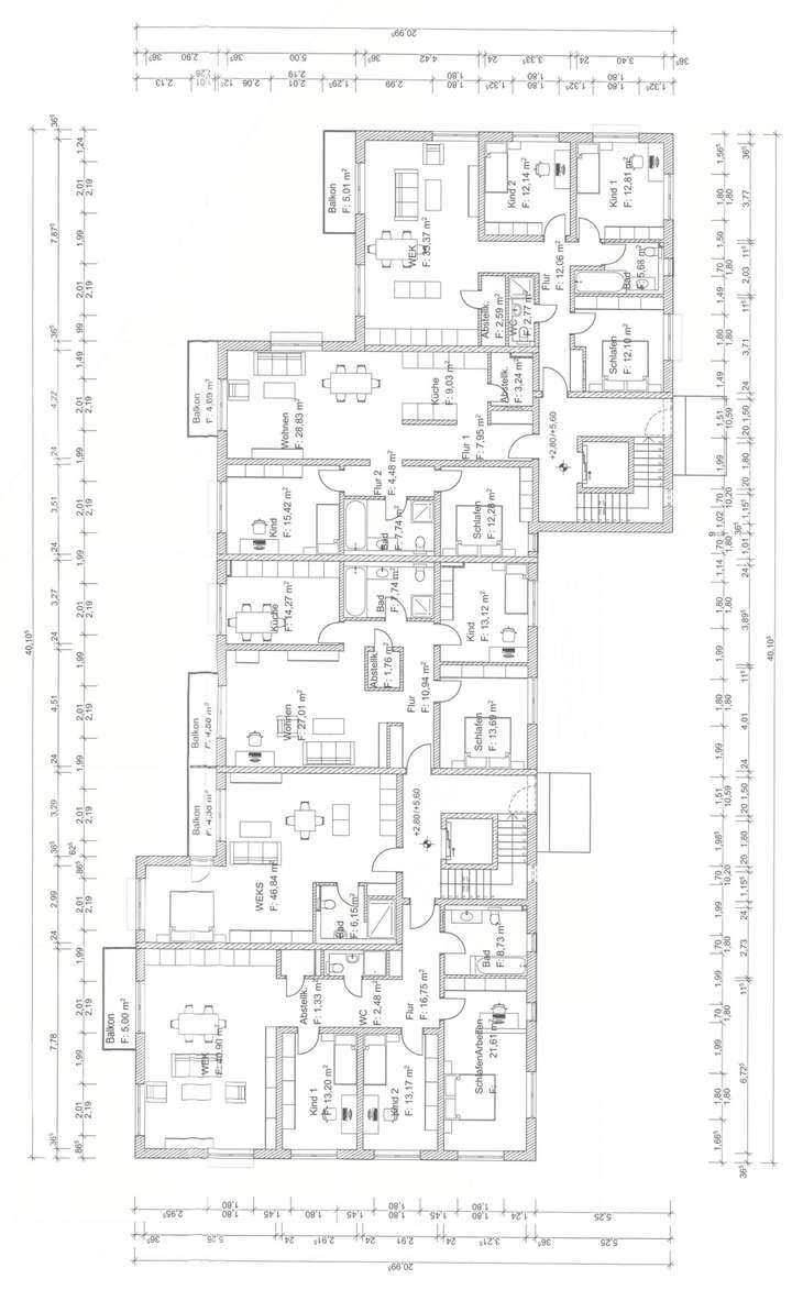 Grundriss 1.OG und 2.OG