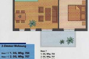 möblierte 2-Zimmerwohnung mit Küche, Westbalkon und Badewanne in guter Lage – 80937 Am Hart, München – Vorschaubild 15