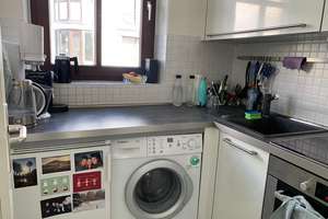 Zwischenvermietung: helle Wohnung im Grünen zwei Zimmer, Balkon & EBK in Maxvorstadt – Erzgiessereistrasse 20, 80335 St. Benno, München – Vorschaubild 8