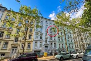 teilrenovierte 2-Zimmer-Wohnung in der beliebten Rostocker KTV | www.LUTTER.net – Budapester Straße 10, 18057 Kröpeliner-Tor-Vorstadt, Rostock – Vorschaubild 3